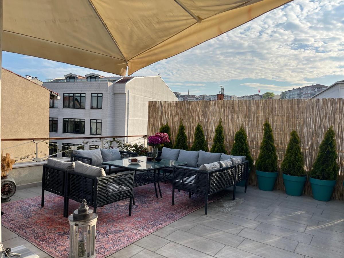 Waterfront Apartment By The Tram - Terrace With Dome & Golden Horn View In Fatih 伊斯坦布尔 外观 照片