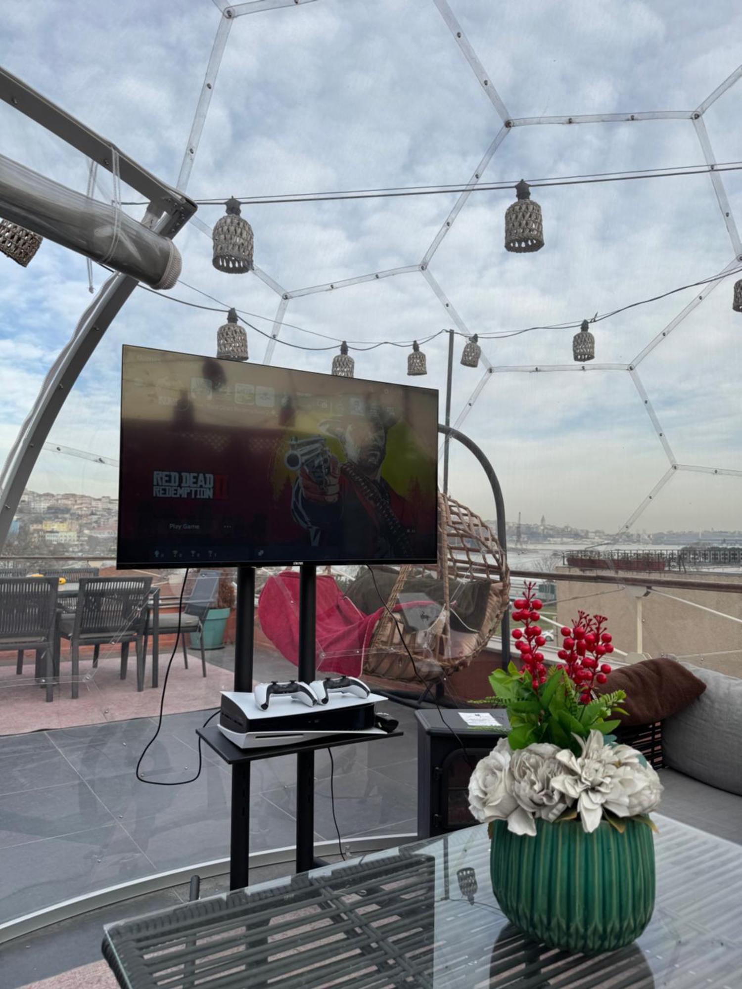 Waterfront Apartment By The Tram - Terrace With Dome & Golden Horn View In Fatih 伊斯坦布尔 外观 照片